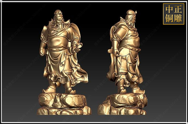 關公雕塑模型鑄造